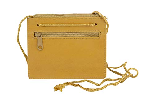 LEAS Brustbeutel mit Verstellbarer Kordel in Echt-Leder, beige Travel-Line LEAS Brustbeutel mit Verstellbarer Kordel in Echt-Leder, beige Travel-Line von LEAS