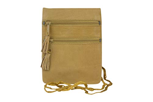 Leas Brustbeutel Echt-Leder, beige Travel-Line' Leas Brustbeutel Echt-Leder, beige Travel-Line' von LEAS