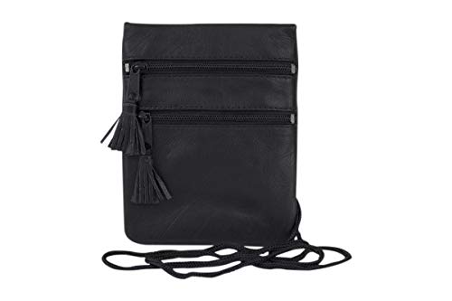 LEAS Brustbeutel Echt-Leder, schwarz Travel-Line LEAS Brustbeutel Echt-Leder, schwarz Travel-Line von LEAS