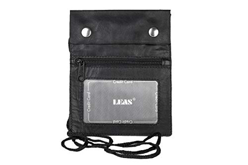 LEAS Brustbeutel Echt-Leder, schwarz Travel-Line LEAS Brustbeutel Echt-Leder, schwarz Travel-Line von LEAS