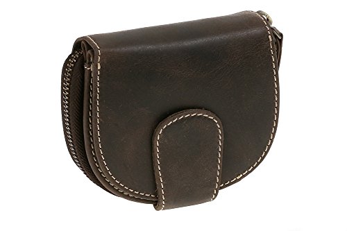 LEAS Damenbörse kompakt halbrund mit Geschenkbox Echt-Büffel-Leder, braun Vintage-Collection LEAS Damenbörse kompakt halbrund mit Geschenkbox Echt-Büffel-Leder, braun Vintage-Collection von LEAS