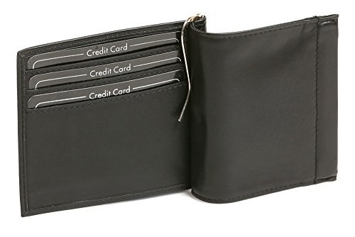 LEAS Dollar/Money Clip Geldscheinklammer extra dünn mit Schnapp-Kleingeldfach Echt-Leder, schwarz Special Edition LEAS Dollar/Money Clip Geldscheinklammer extra dünn mit Schnapp-Kleingeldfach Echt-Leder, schwarz Special Edition von LEAS