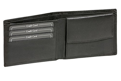 LEAS Geldbörse Herren extra dünn ohne Klappe Querformat Echt-Leder, schwarz Arrow-Line LEAS Geldbörse Herren extra dünn ohne Klappe Querformat Echt-Leder, schwarz Arrow-Line von LEAS