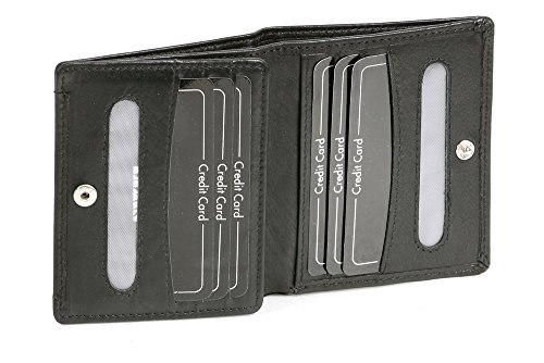 LEAS Kreditkartenhülle, Scheckkartenmappe Echt-Leder, schwarz Card-Collection LEAS Kreditkartenhülle, Scheckkartenmappe Echt-Leder, schwarz Card-Collection von LEAS