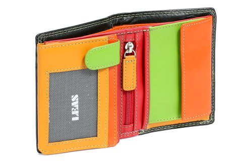 LEAS Mini-Kombibörse mit Riegel im Hochformat Echt-Leder, bunt Multicolore-Serie LEAS Mini-Kombibörse mit Riegel im Hochformat Echt-Leder, bunt Multicolore-Serie von LEAS