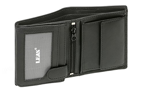 LEAS Mini-Kombibörse mit Riegel RFID- Schutz extra dünn im Hochformat Echt-Leder, schwarz Mini-Edition LEAS Mini-Kombibörse mit Riegel RFID- Schutz extra dünn im Hochformat Echt-Leder, schwarz Mini-Edition von LEAS