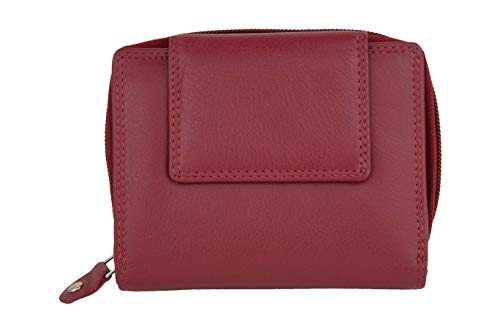 LEAS Reißverschlussbörse Echt-Leder, rot Zipper-Collection LEAS Reißverschlussbörse Echt-Leder, rot Zipper-Collection von LEAS