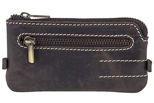 Schlüsseltasche Natur robust mit 2 Ringen LEAS in Echt-Büffel-Leder, braun - LEAS Vintage-Collection Schlüsseltasche Natur robust mit 2 Ringen LEAS in Echt-Büffel-Leder, braun - LEAS Vintage-Collection von LEAS