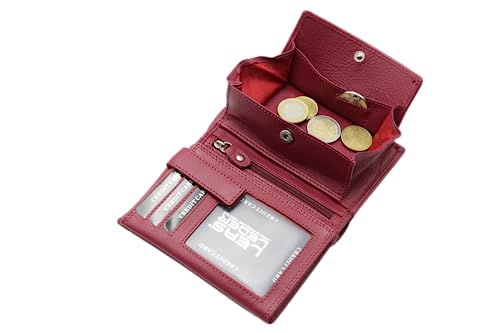 LEAS Wiener-Kombibörse mit Geheimfach Echt-Leder, Special Edition(Burgandy rot) LEAS Wiener-Kombibörse mit Geheimfach Echt-Leder, Special Edition(Burgandy rot) von LEAS