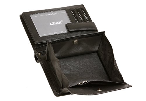 LEAS Wiener Schachtel Geldbörse Portmonee Geldbeutel Portemonnaie Schuettelboerse für Münzen mit Geheimfach und RFID Schutz Block Folie Brieftasche schützt Kreditkarten vor Datendieben Echt-Leder LEAS Wiener Schachtel Geldbörse Portmonee Geldbeutel Portemonnaie Schuettelboerse für Münzen mit Geheimfach und RFID Schutz Block Folie Brieftasche schützt Kreditkarten vor Datendieben Echt-Leder von LEAS
