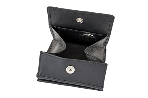 LEAS Wiener Schachtel mit großem Kleingeldfach mit RFID Schutz Block Folie mit Geschenk Box Echt-Leder, schwarz LEAS Wiener Schachtel mit großem Kleingeldfach mit RFID Schutz Block Folie mit Geschenk Box Echt-Leder, schwarz von LEAS