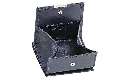 Wiener-Schachtel mit großer Kleingeldschütte RFID Schutz Folie LEAS, in Echt-Leder, dunkelblau - LEAS Special Edition Wiener-Schachtel mit großer Kleingeldschütte RFID Schutz Folie LEAS, in Echt-Leder, dunkelblau - LEAS Special Edition von LEAS