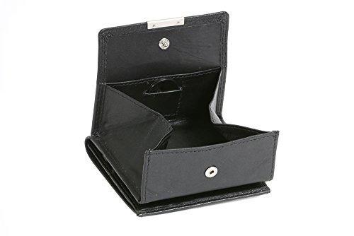 Wiener-Schachtel mit großer Kleingeldschütte LEAS, in Echt-Leder, schwarz - LEAS Special Edition Wiener-Schachtel mit großer Kleingeldschütte LEAS, in Echt-Leder, schwarz - LEAS Special Edition von LEAS