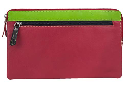 Mehrfarbige Banktasche Geldtasche LEAS in Echt-Leder, bunt - Special-Edition Mehrfarbige Banktasche Geldtasche LEAS in Echt-Leder, bunt - Special-Edition von LEAS