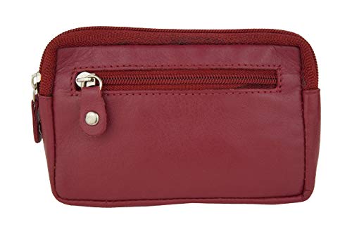 Schlüsseltasche extra flach mit RFID Schutz, kein Daten Auslesen BZW. kopieren von Funk Autoschlüssel möglich - Schlüsselfunktion bleibt erhalten LEAS in Echt-Leder, rot Schlüsseltasche extra flach mit RFID Schutz, kein Daten Auslesen BZW. kopieren von Funk Autoschlüssel möglich - Schlüsselfunktion bleibt erhalten LEAS in Echt-Leder, rot von LEAS