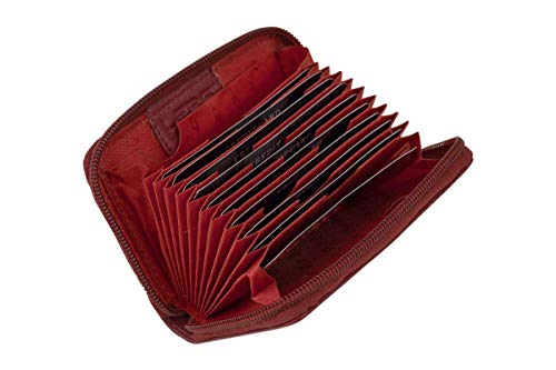 Universal Herren Portmonee & Kreditkartenhülle LEAS in Echt-Leder, rot - Card-Collection Universal Herren Portmonee & Kreditkartenhülle LEAS in Echt-Leder, rot - Card-Collection von LEAS