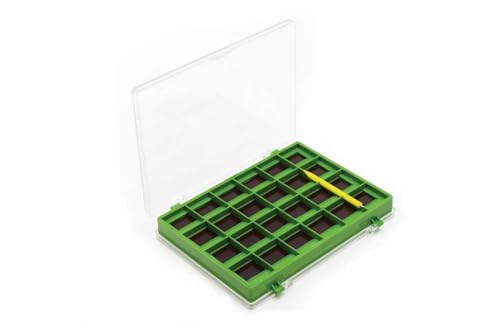 LEEDA Magnetic Hook Box Magnetische Hakenbox, grün, Einheitsgröße von LEEDA