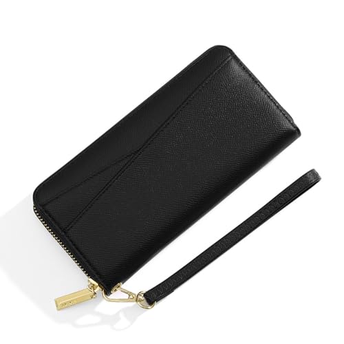 LEEXTON Große Kapazität Leder Damen Geldbörse, Lang Portmonee Gross Frauen Clutch RFID Schutz mit 12 Kartenfächer und Handgelenkband LEEXTON Große Kapazität Leder Damen Geldbörse, Lang Portmonee Gross Frauen Clutch RFID Schutz mit 12 Kartenfächer und Handgelenkband von LEEXTON