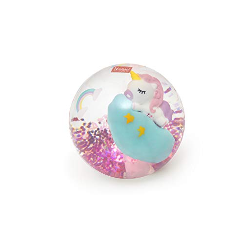 LEGAMI - Leuchtender Hüpfball, Unicorn-Thema, Leuchtender Ball, leuchtet beim Hüpfen, Glitzerdetails, Batterien enthalten, Nicht austauschbar, Durchmesser 8,3 cm LEGAMI - Leuchtender Hüpfball, Unicorn-Thema, Leuchtender Ball, leuchtet beim Hüpfen, Glitzerdetails, Batterien enthalten, Nicht austauschbar, Durchmesser 8,3 cm von LEGAMI