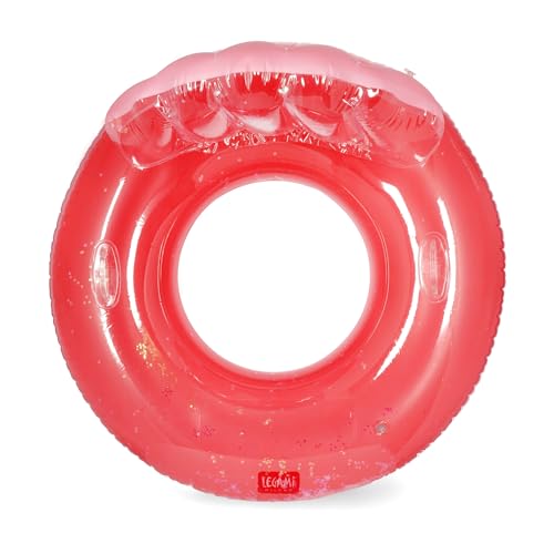 Legami - Aufblasbarer Schwimmring für Pool, Maxi-Donut für Jugendliche und Erwachsene, aufblasbares Zubehör für Meer, Strand, trägt bis zu 80 kg, Schwimmring in Form eines Schwimmrings, Durchmesser von LEGAMI