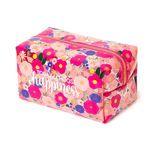 Legami - Make-up-Tasche, Make-up-Tasche, 18 x 14 cm, aus Metall und TPU, Flowers-Thema, geräumig, mit Reißverschluss Legami - Make-up-Tasche, Make-up-Tasche, 18 x 14 cm, aus Metall und TPU, Flowers-Thema, geräumig, mit Reißverschluss von LEGAMI