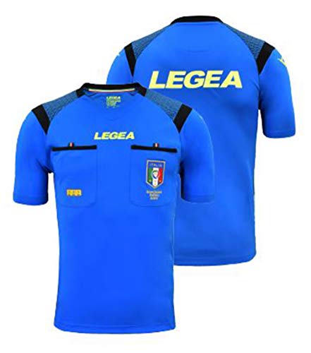 LEGEA Offizielles Trikot FIGC Aia MC Saison 2019/2020, Herren, M1153, hellblau, XXL von Legea