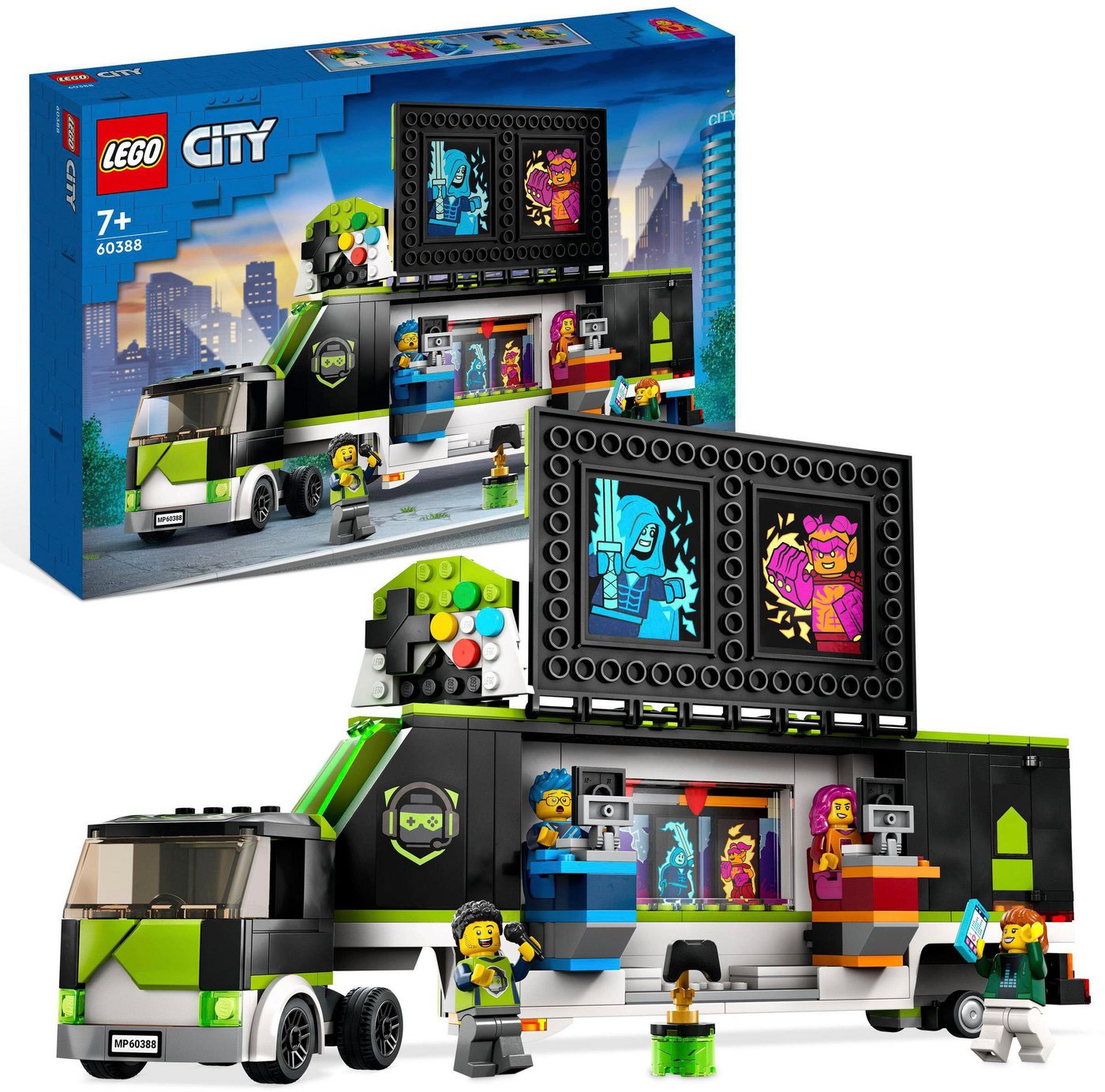 LEGO® Konstruktionsspielsteine Gaming Turnier Truck (60388), LEGO® City, (344 St), Made in Europe von LEGO®