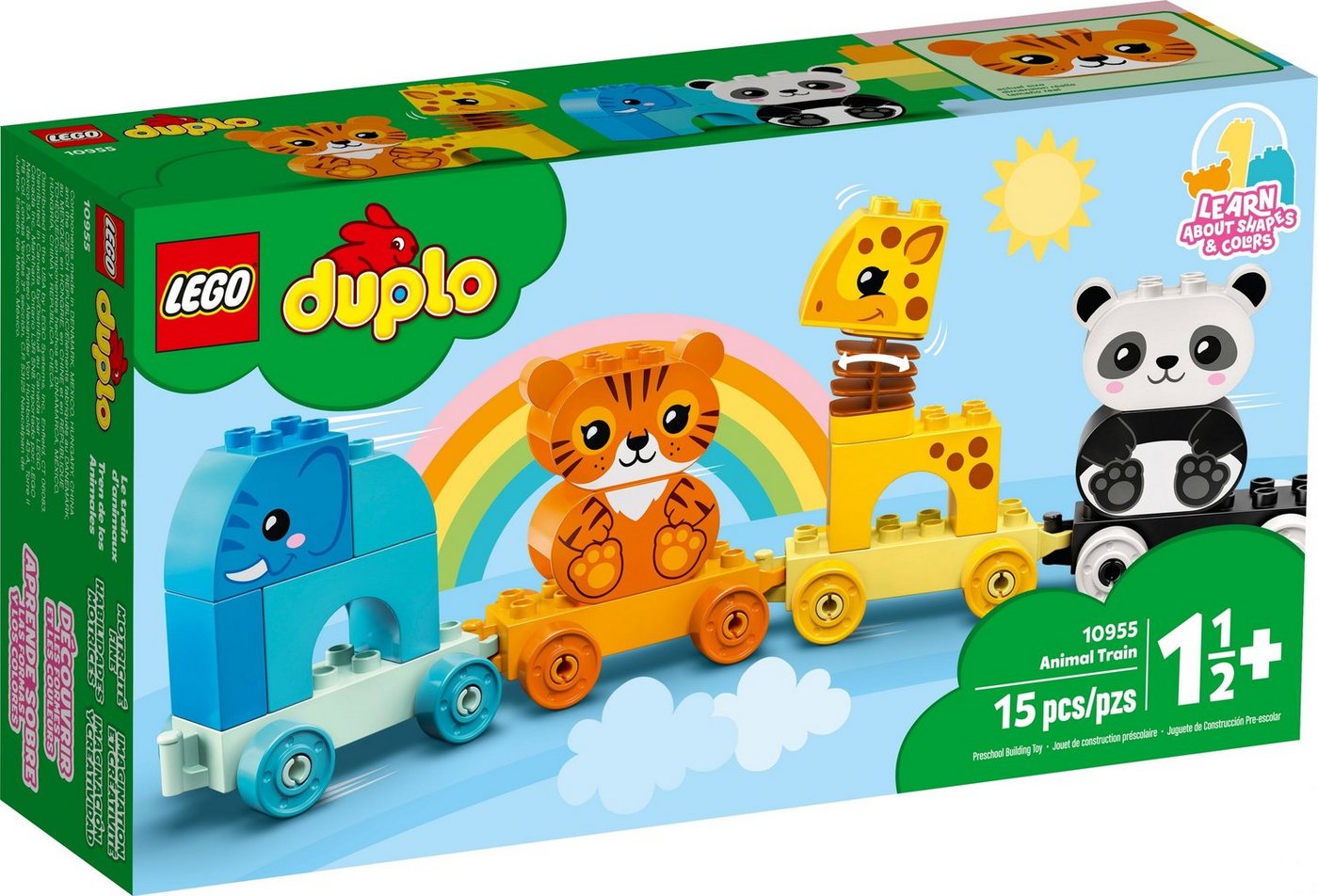 LEGO® Konstruktionsspielsteine LEGO® DUPLO® 10955 Mein erster Tierzug, (15 St) von LEGO®