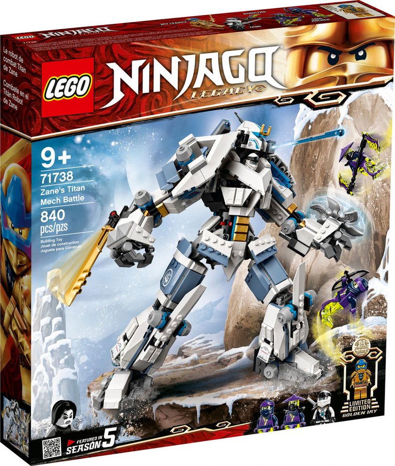 LEGO® Konstruktionsspielsteine Ninjago 71738 Zanes Titan-Mech von LEGO®