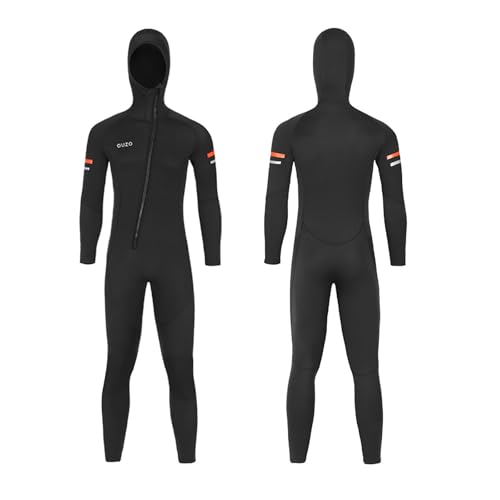 LEIDIMUS 3XL,1,5 Mm Neopren Tauchanzug für Herren, Ganzkörperanzug mit Frontreißverschluss und Kapuze, Warm und mit UV-Schutz für Schnorcheln, Surfen und Kanufahren LEIDIMUS 3XL,1,5 Mm Neopren Tauchanzug für Herren, Ganzkörperanzug mit Frontreißverschluss und Kapuze, Warm und mit UV-Schutz für Schnorcheln, Surfen und Kanufahren von WYYHAA