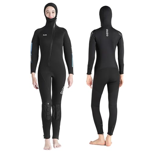 LEIDIMUS 5Mm Neoprenanzug Für Damen Und Herren, Mit Frontreißverschluss, Kapuze, Ideal Zum Freitauchen, Schnorcheln, Surfen, Kanufahren Und Tauchen,Women,M LEIDIMUS 5Mm Neoprenanzug Für Damen Und Herren, Mit Frontreißverschluss, Kapuze, Ideal Zum Freitauchen, Schnorcheln, Surfen, Kanufahren Und Tauchen,Women,M von LEIDIMUS