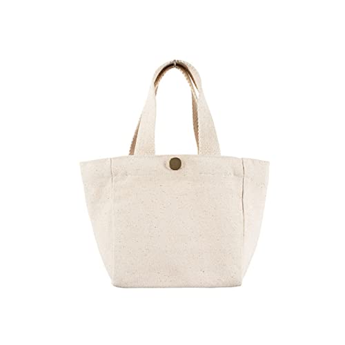 Handtaschen Für Frauen Canvas Lunch Tasche Einfarbig Modische Handtasche Mädchen Dame Elegante Tragetaschen von LEIDJGUN