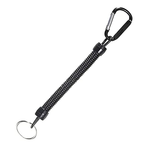 LEIDJGUN Einziehbares Feder Elastisches Seil Sicherheitsausrüstung Werkzeug Für Outdoor Wandern Camping Anti Verlorenes Telefon Schlüsselanhänger 21 cm–22 cm von LEIDJGUN