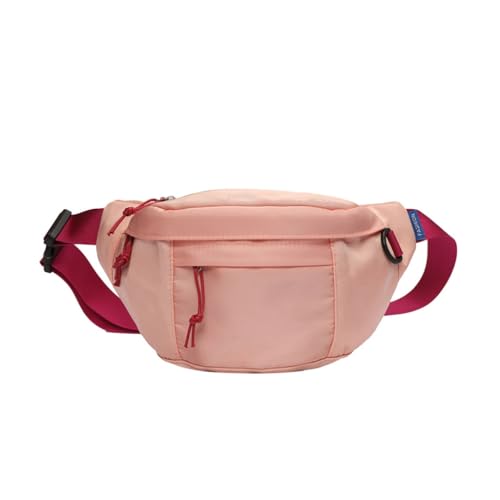 LEIDJGUN Gürteltasche für Damen und Herren, Schultertasche, Schultertasche, für Laufen, Wandern, Radfahren, verstellbare Brust, rose von LEIDJGUN