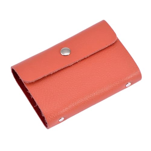 LEIDJGUN Kartenhalter Multi-Slot Kartenetui Pocket Wallet Wallet Holder Kreditkarte Business Geldbörse mit Metallschnalle, wassermelone von LEIDJGUN