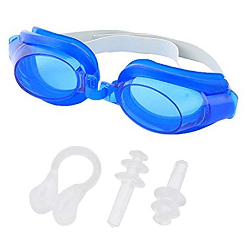 LEIDJGUN Schwimmbrille Für Erwachsene Antifog Schwimmbrille wasserdichte Schwimmbrille Tauchbrille Mit Nasenschutz Ohrstöpsel von LEIDJGUN