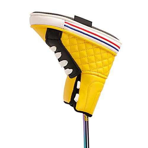 Sneaker-Form Schlägerhauben für Schlägerkopfbedeckungen, PU-Leder, wasserdicht, 17 x 9 cm von LEJIAJU