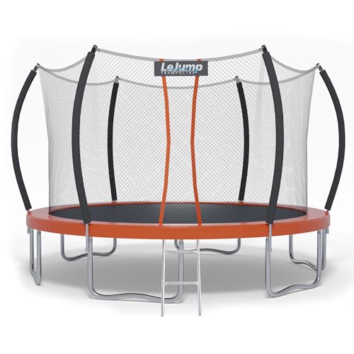 LeJump 366 cm Durchmesser Trampolin Sunrise Outdoor Trampolin für Fitness und den Garten mit Umlaufendem Sicherheitsnetz und Randabdeckung, LeJump 366 cm Durchmesser Trampolin Sunrise Outdoor Trampolin für Fitness und den Garten mit Umlaufendem Sicherheitsnetz und Randabdeckung, von LEJUMP