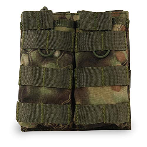 LEJUNJIE M4 M16 AP15 Taktische Magazintasche, Open-Top-Mag-Halterung, Doppel-Luftgewehr MOLLE Mag Pouch von LEJUNJIE