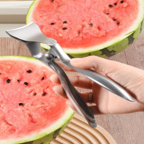 Edelstahl Wassermelone Öffner Verdickter Edelstahl Wassermelone Brechen Werkzeug Obst Geschäft Haushalt Melone Öffner / 2451 von LEJXORLIN