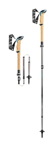 LEKI Unisex-Adult Cressida FX Carbon Trekkingstöcke, brownmetallic-Mint-Chocolate, 100-120 cm LEKI Unisex-Adult Cressida FX Carbon Trekkingstöcke, brownmetallic-Mint-Chocolate, 100-120 cm von LEKI