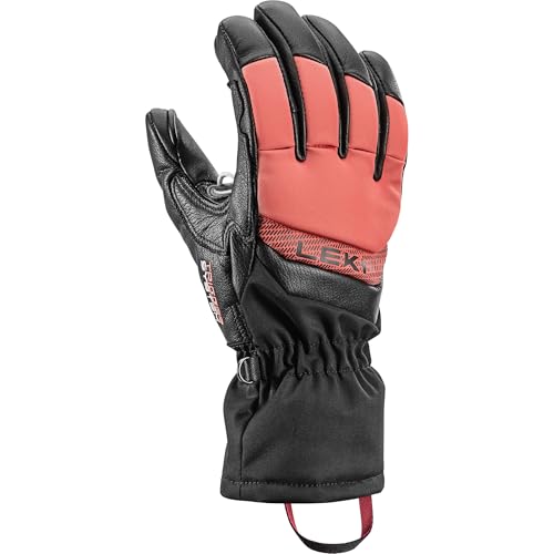 LEKI Damen Griffin Base 3D Handschuhe, Black-rosé, 6 von LEKI