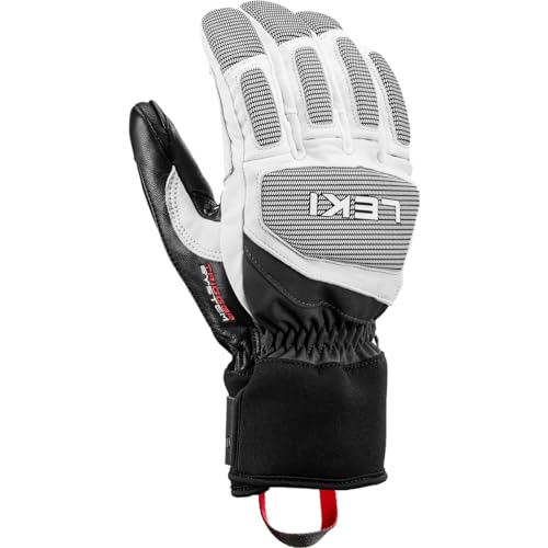 LEKI Griffin Pro 3D Handschuhe, White-Black, EU 7.5 von LEKI