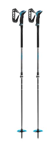 Leki Guide Lite 2 Skistöcke, Silvergray-Petrol-Black, 110-145cm Leki Guide Lite 2 Skistöcke, Silvergray-Petrol-Black, 110-145cm von LEKI