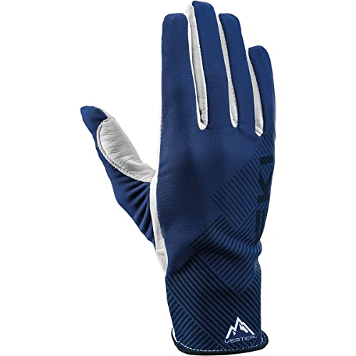 LEKI Guide Premium Blau - Leichte dünne Skitouren Handschuhe, Größe 10 - Farbe Marine - White von LEKI