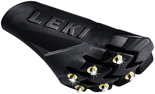 LEKI Gummipuffer Mit Spikes Silent Pad, Black, One Size von LEKI