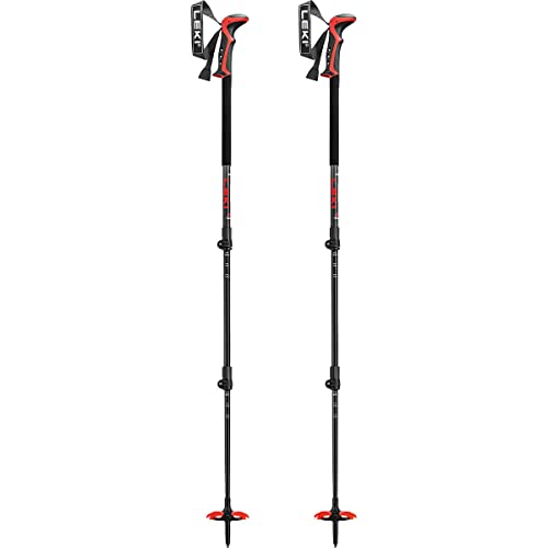 LEKI Haute Route 3 Skistöcke, Dark Anthracite-Dark red-Black, 110-150cm LEKI Haute Route 3 Skistöcke, Dark Anthracite-Dark red-Black, 110-150cm von LEKI