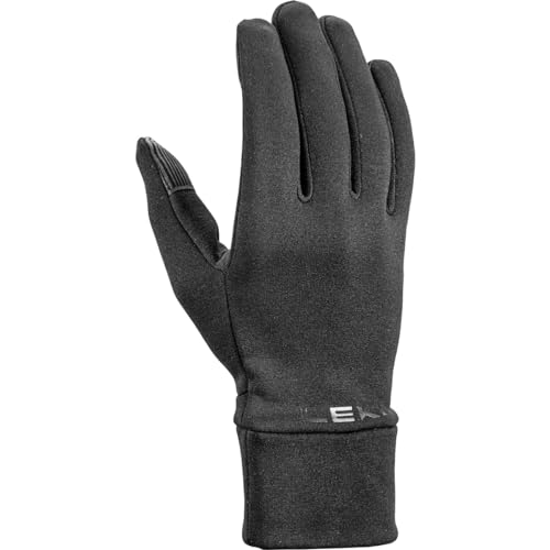 LEKI Inner Glove mf Touch Handschuhe, Black, EU 7 von LEKI