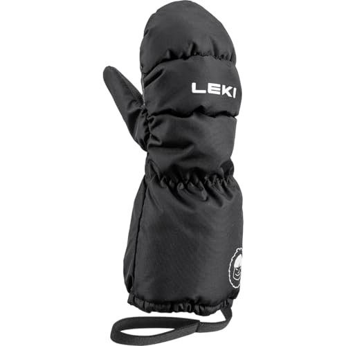 LEKI Kinder Little Eskimo Handschuhe, Black, EU 4 von LEKI