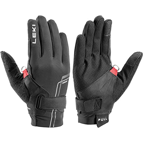 LEKI Nordic Move Shark Schwarz - Robuster elastischer Nordic Handschuh, Größe 8 - Farbe Black - White LEKI Nordic Move Shark Schwarz - Robuster elastischer Nordic Handschuh, Größe 8 - Farbe Black - White von LEKI